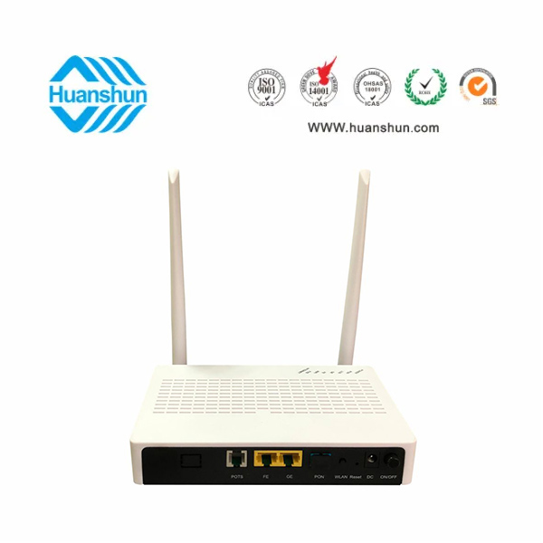 HSO2002GVW G/EPON ONU（1GE+1FE+VOIP+2*2WIFI 外置天線）