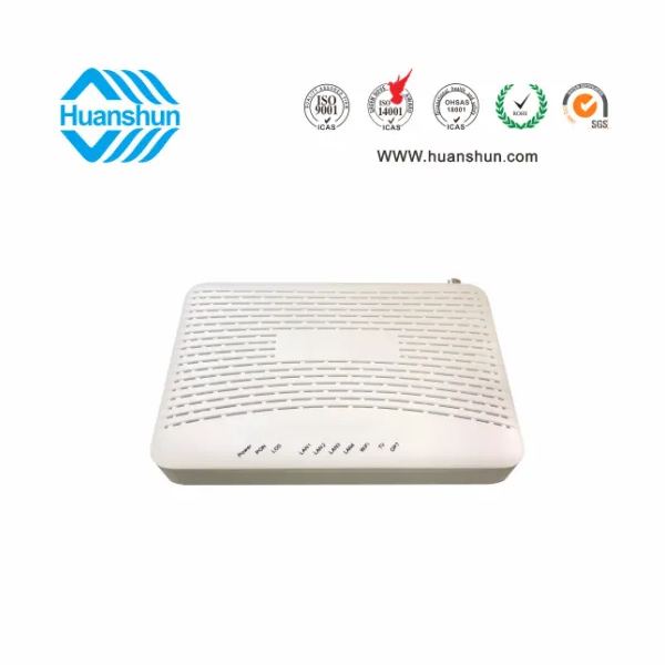 HSOS21176GNW FTTH 終端（XPON ONU WIFI，CATV） （GE+3FE+2*2WIFI+CATV NE)